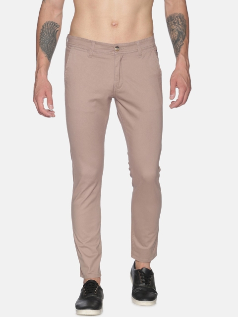 

Raa Jeans Men Brown Skinny Fit Regular Trousers Regular Trousers