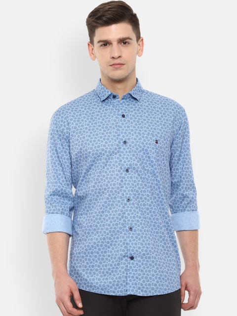 

Louis Philippe Sport Men Blue Slim Fit Printed Casual Shirt
