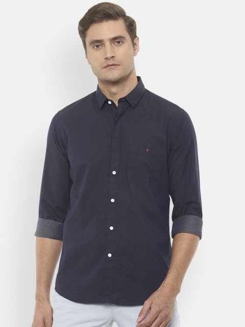 

Louis Philippe Sport Men Navy Blue Slim Fit Casual Shirt