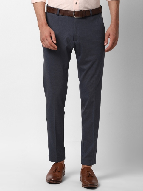 

Louis Philippe Sport Men Navy Blue Slim Fit Formal Trousers