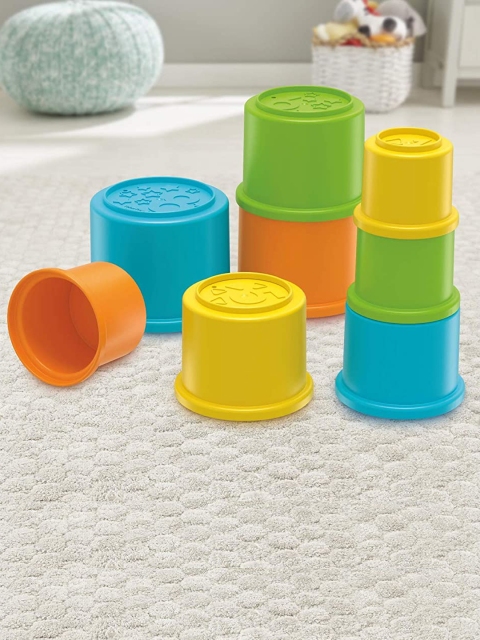 

Fisher-Price Kids Blue & Yellow Stacking Cups