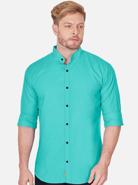 

VeBNoR Men Blue Slim Fit Casual Shirt