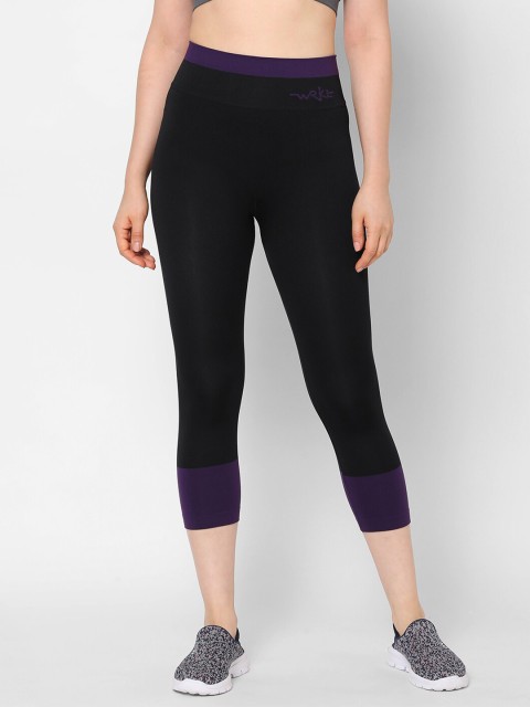 

Sweet Dreams Women Black Colourblocked Capris