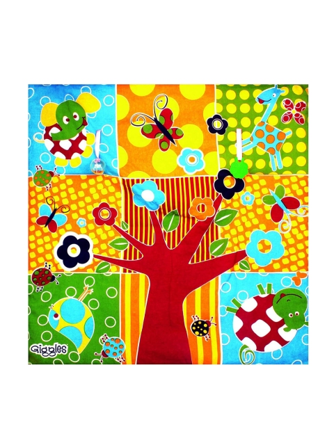 

Giggles Unisex Kids Red & Yellow Baby'S Playmat