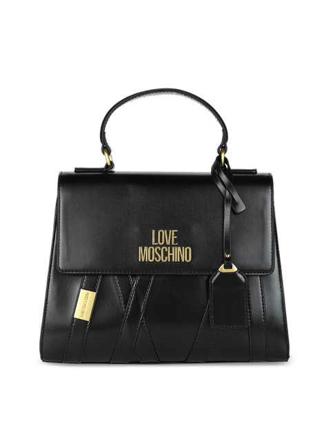 

LOVE MOSCHINO Black Structured Handheld Bag