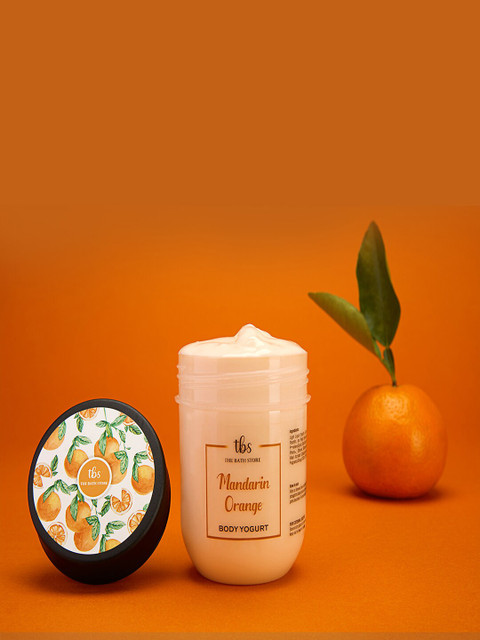 

The Bath Store Mandarin Orange Body Yogurt for Soft and Supple Skin - 200 ml, White