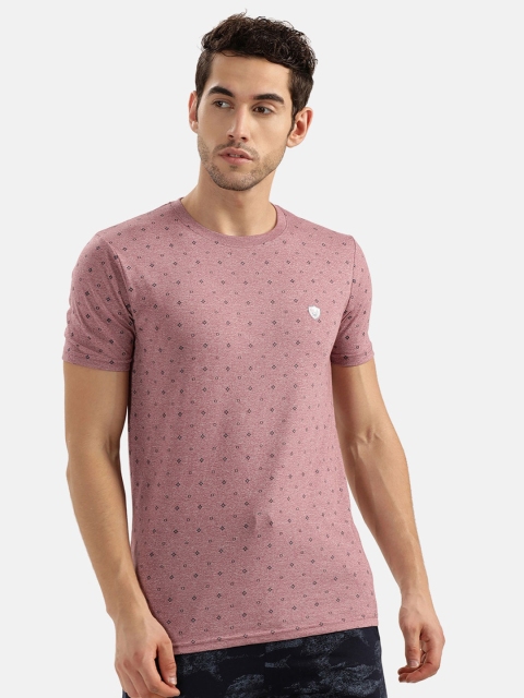 

V2 Value & Variety Men Mauve Printed T-shirt