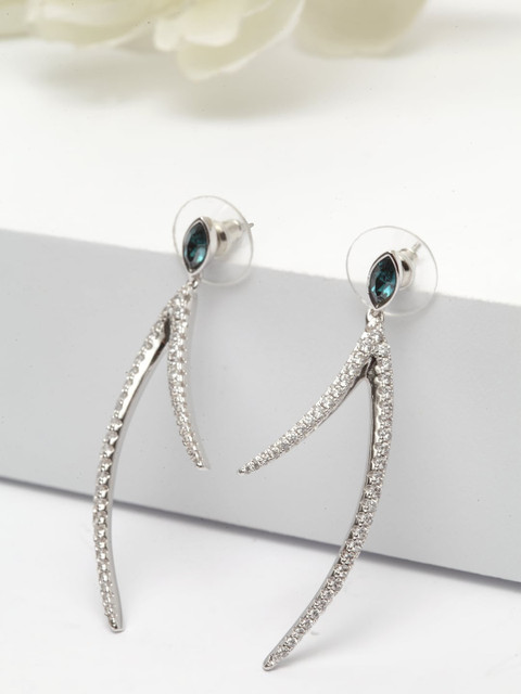 

AVANT-GARDE PARIS Blue Contemporary Drop Earrings