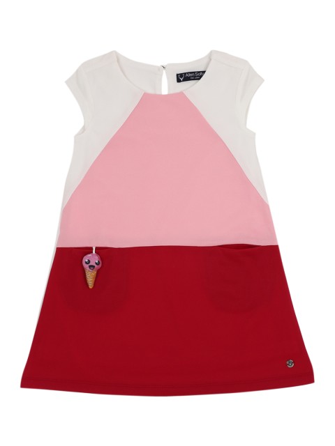 

Allen Solly Junior Multi Colourblocked A-Line Dress