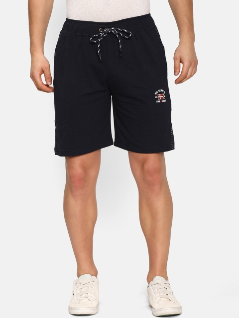 

V2 Value & Variety Men Navy Blue Mid-Rise Regular Shorts