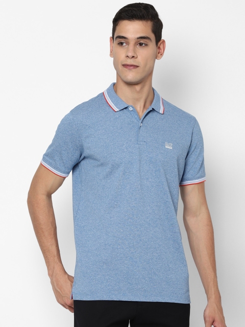 

Allen Solly Men Blue Polo Collar T-shirt