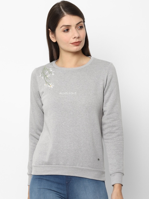 

Allen Solly Woman Grey Sweatshirt