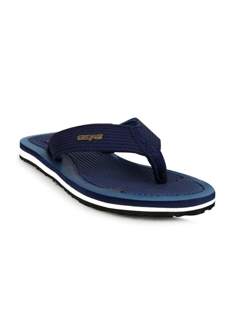 

Campus Men Navy Blue & White Room Slippers