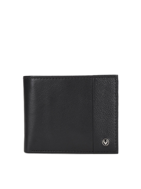 

Allen Solly Men Black Solid Leather Two Fold Wallet