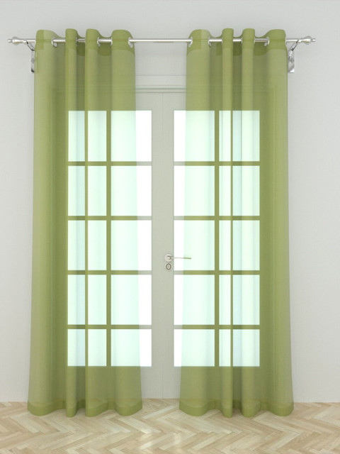 

Home Centre Green Set of 2 Sheer Door Curtain