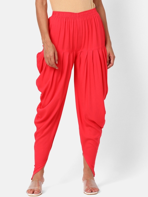 

V2 Value & Variety Women Pink Solid Dhoti Style Harem Pants