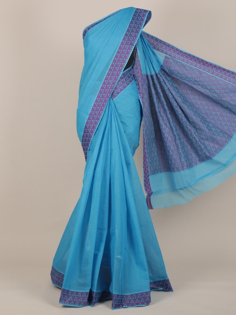 

Pothys Blue & Purple Pure Cotton Saree