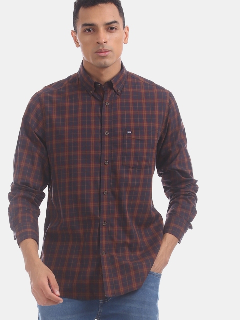 

Arrow Sport Men Purple Tartan Checks Casual Shirt