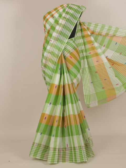 

Pothys Multi Checked Pure Cotton Saree