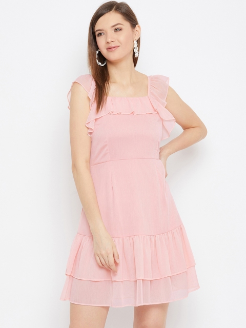 

Imfashini Peach Georgette Dress