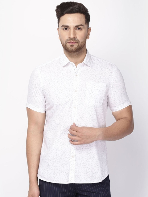 

Blackberrys Men White Slim Fit Casual Shirt