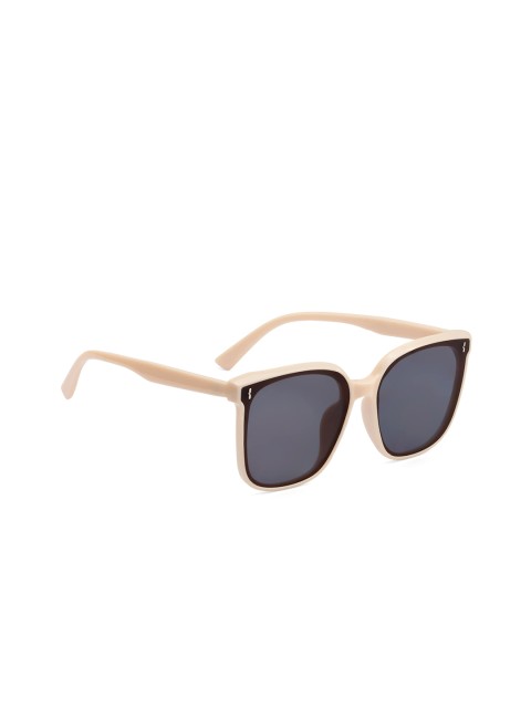 

ROYAL SON Unisex Black Square Sunglasses with UV Protected Lens CHI00111-C5