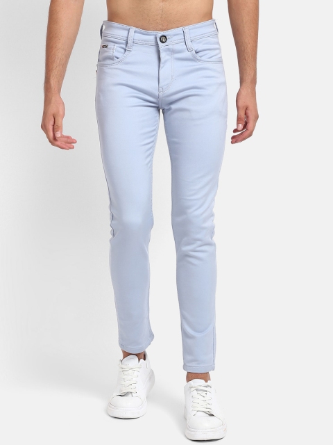 

V2 Value & Variety Men Blue Solid Regular Fit Trousers