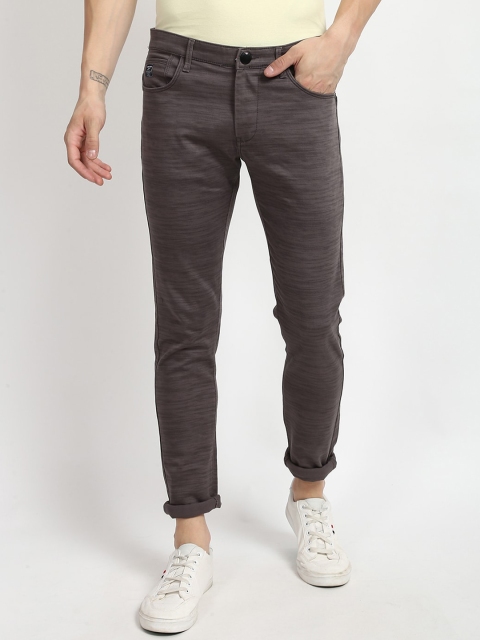 

V2 Value & Variety Men Grey Solid Regular Trousers