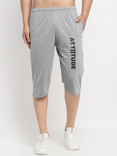 

VIMAL JONNEY Men Grey Mid-Rise Regular Shorts