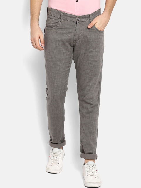 

V2 Value & Variety Men Grey Regular Trousers