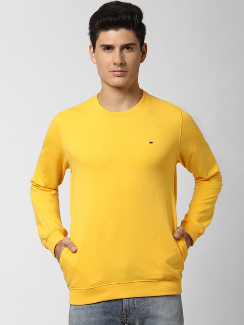 

Peter England Casuals Men Yellow Sweatshirt