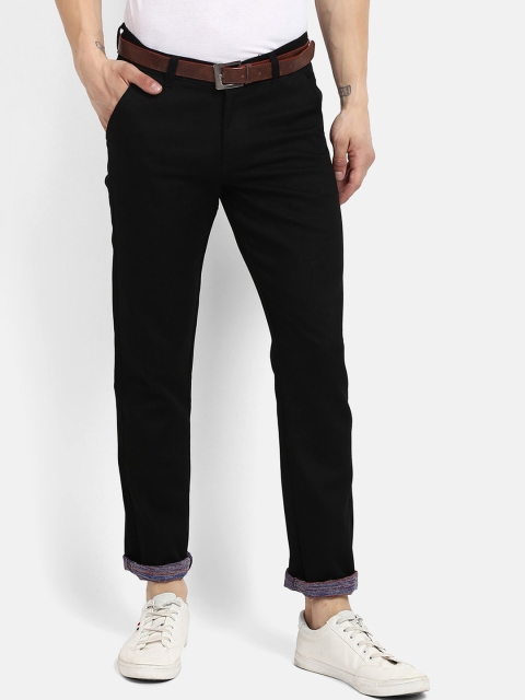 V2 Value & Variety Men Black Regular Fit Chinos