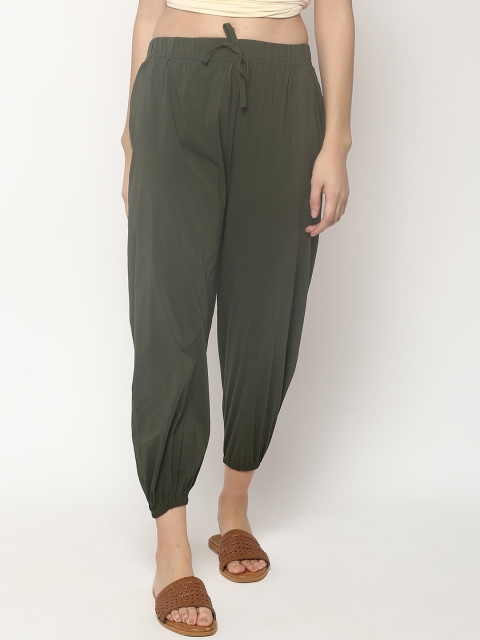 

V2 Value & Variety Women Olive Green Solid Harem Pants