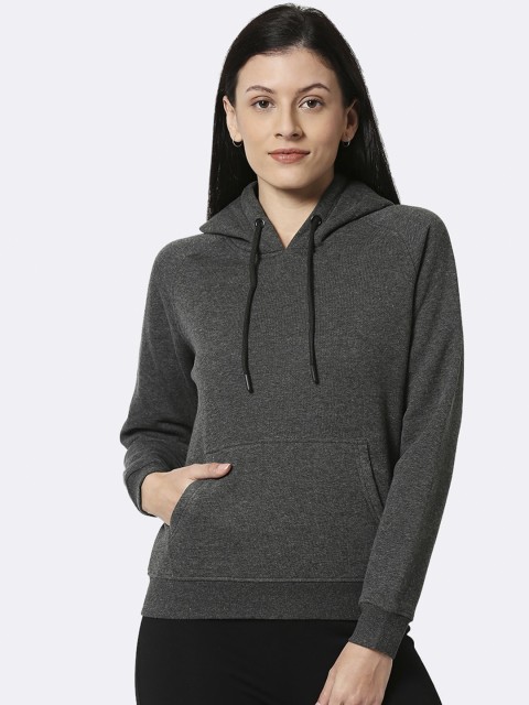 

Bewakoof Women Charcoal Sweatshirt