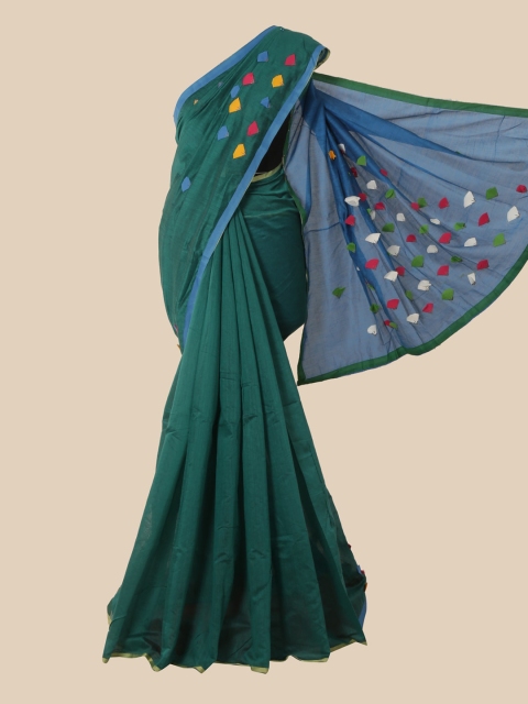 

Pothys Green & Blue Saree