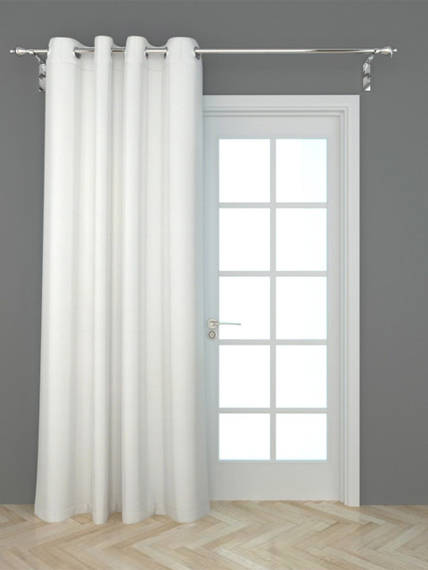 

Home Centre White Black Out Door Curtain