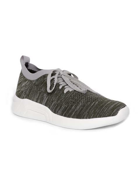 

Lotto Men Olive Mesh Running Non-Marking Shoes