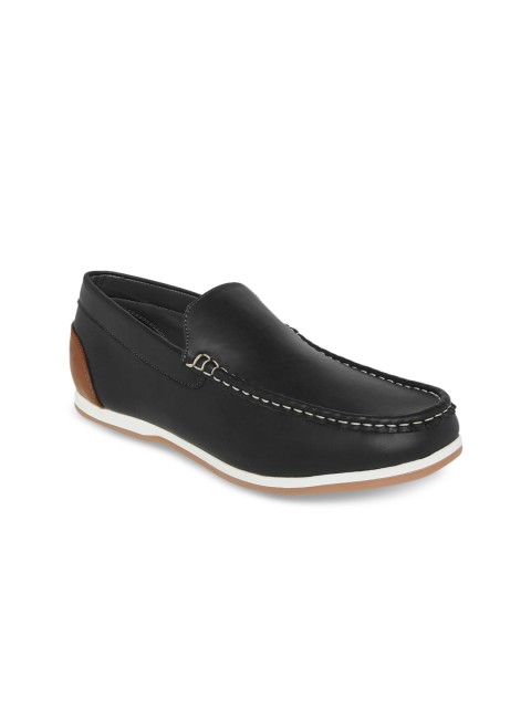 

BYFORD by Pantaloons Men Black Solid Loafers