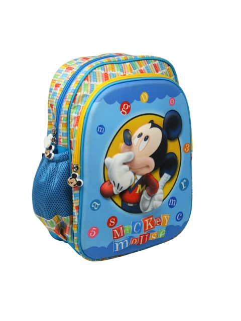 

Disney Kids Unisex Blue & Yellow Graphic Applique Backpack