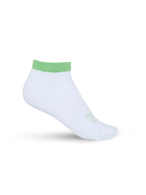 

Ajile by Pantaloons Women White & Green Solid Ankle-Length Socks