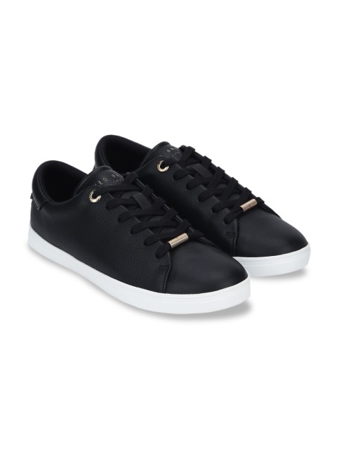 

Ted Baker Women Black Leather Sneakers