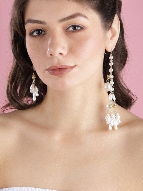 

TOKYO TALKIES X rubans FASHION ACCESSORIES Gold Contemporary Drop Earrings