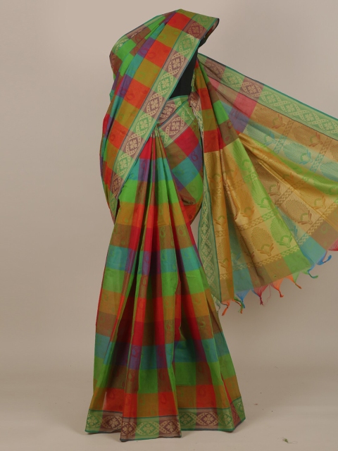 

Pothys Women MultiColour Saree, Green