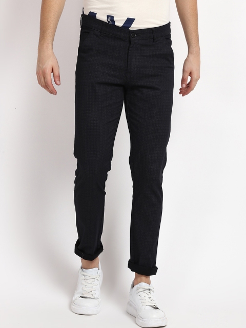 

V2 Value & Variety Men Black Printed Regular Trousers