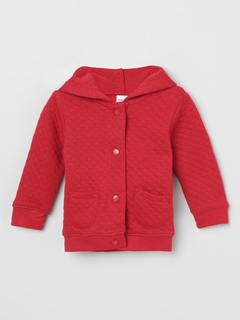 

max Girls Red Tailored Jacket with Embroidered