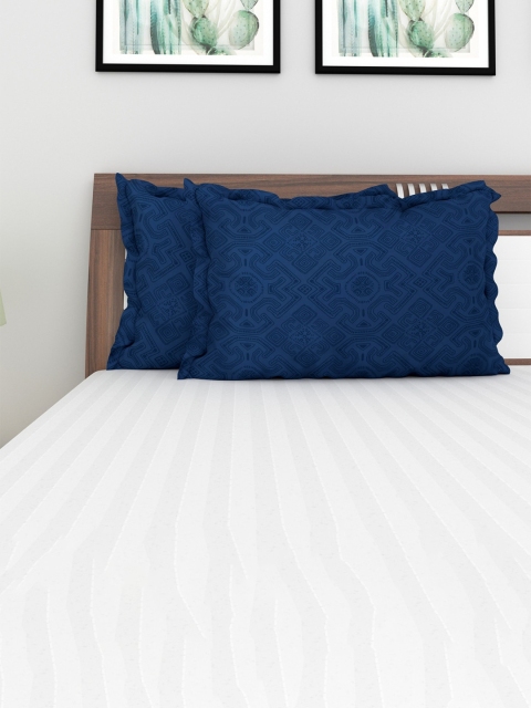 

Home Centre Navy Blue Set of 2 Ethnic Motifs Square Cushion Covers