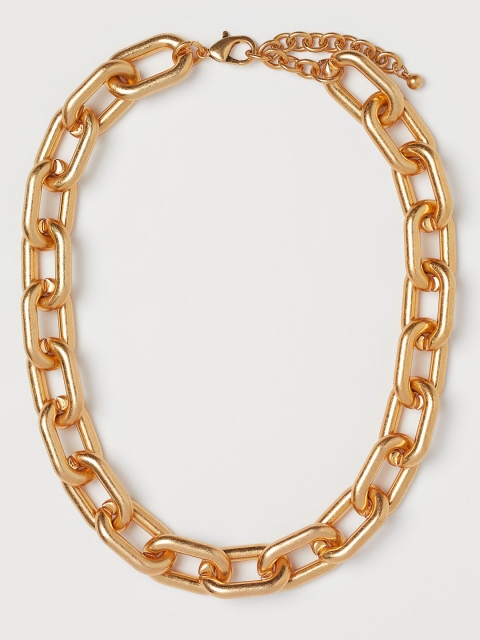 

H&M Women Gold Plated Short Necklace