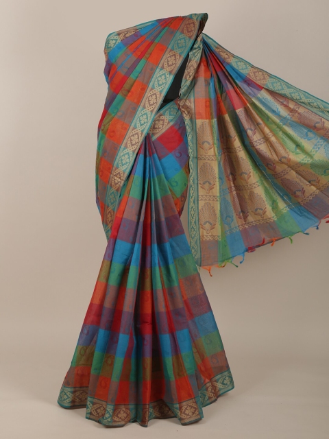 

Pothys Multi Ethnic Motifs Pure Cotton Saree