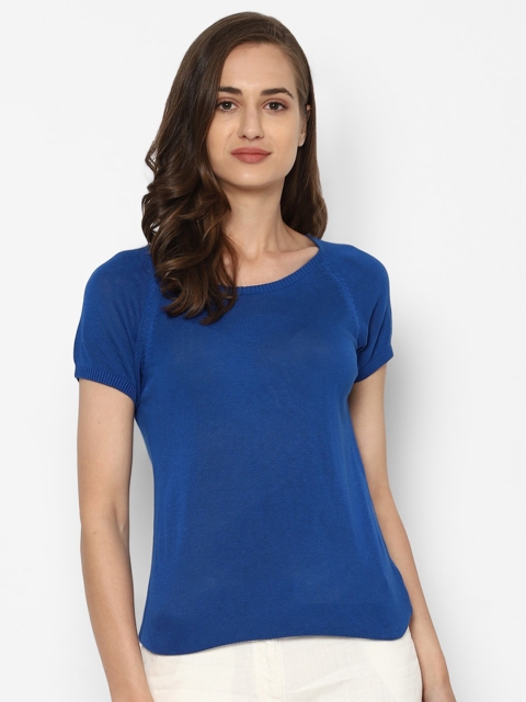 

Allen Solly Woman Blue Regular Top