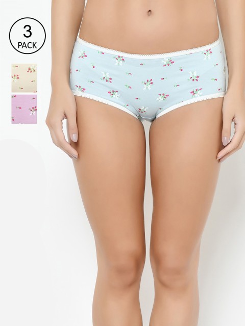 

Cosmo Lady Women Pack of 3 Assorted Boy Shorts LK6B08